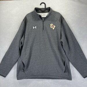 Under‎ Armour Sun Valley High School 1/4 Zip Monroe NC Trojans ColdGear Gray